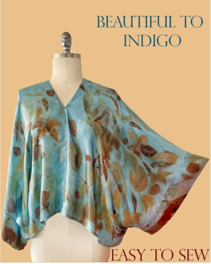 100% silk satin for eco leaf printing and indigo dyeing