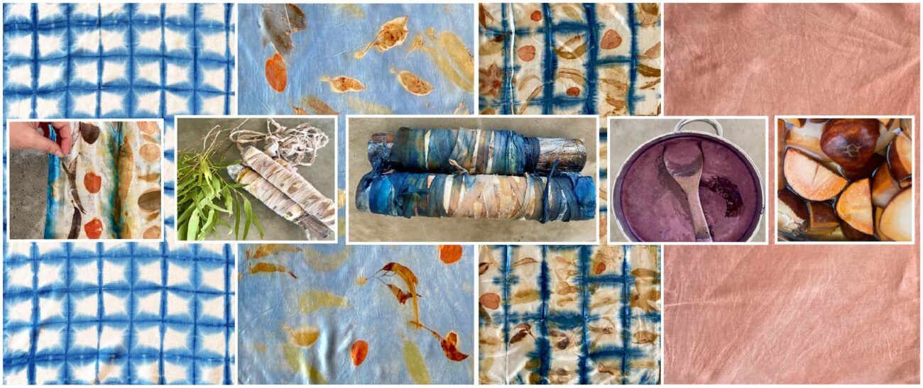 Eco Dyeing and eco leaf printing workshops
