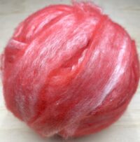 Felting Wool Tops Merino and Silk Blend Scarlet
