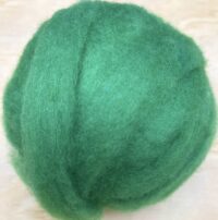 green merino felting wool for felting