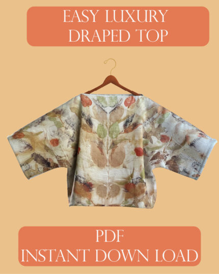 Easy to Eco print pdf sewing pattern