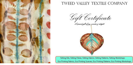 Tweed Valley Textile Company Gift Certificate