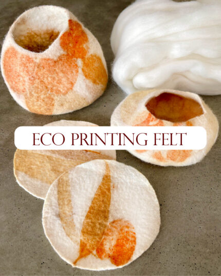 Introduction to Felting Workshop – wet and Nuno felting techniques with wool and silk fibres