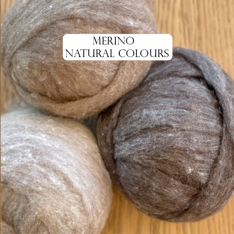 Merino natural Colours